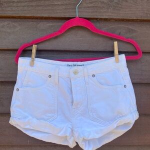 Free People White Women's Shorts